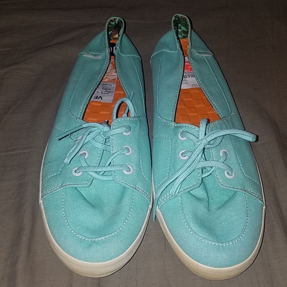 Van's palisades turquoise shoes